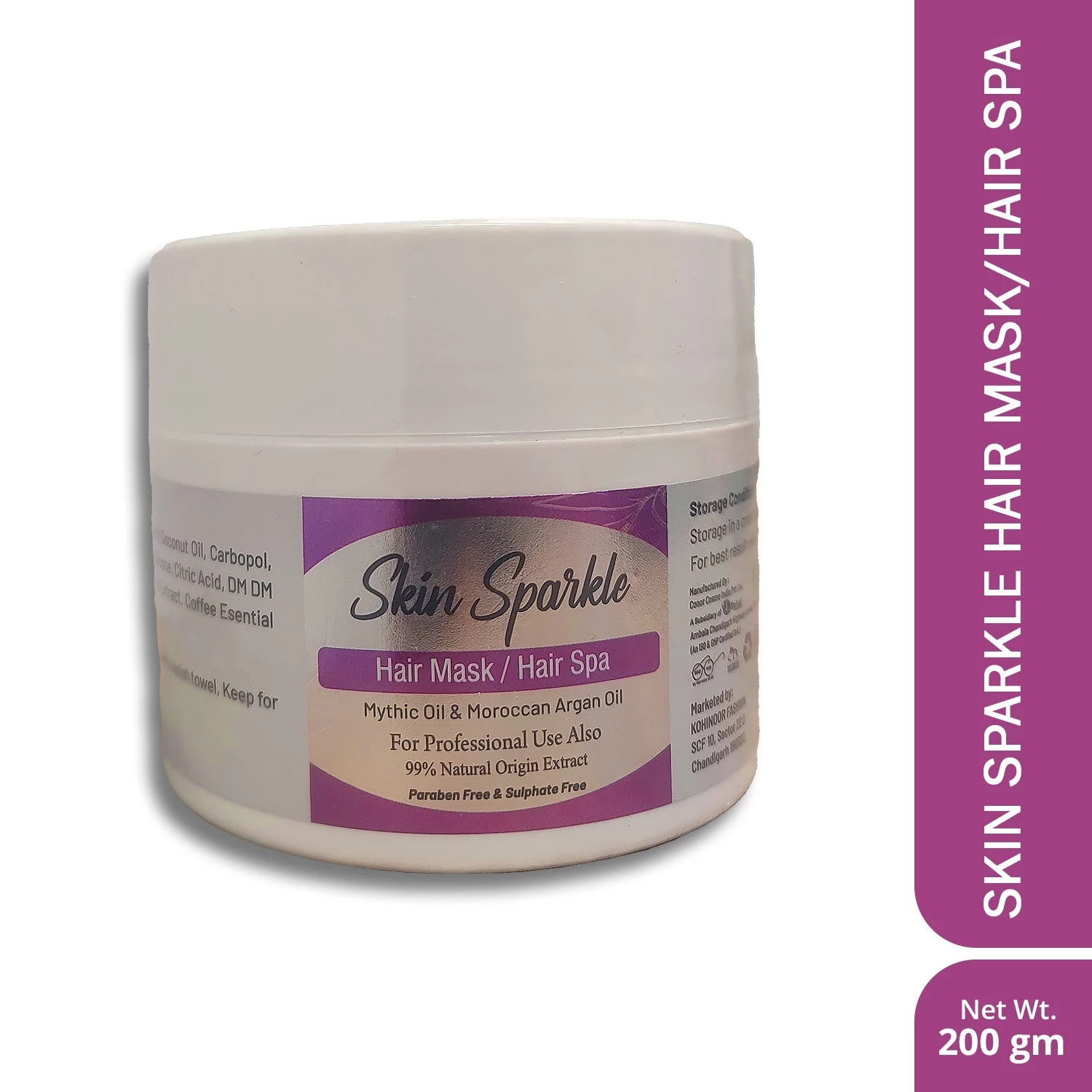 Skin Sparkle Hair Mask-Hair Spa, 200 g-1.webp
